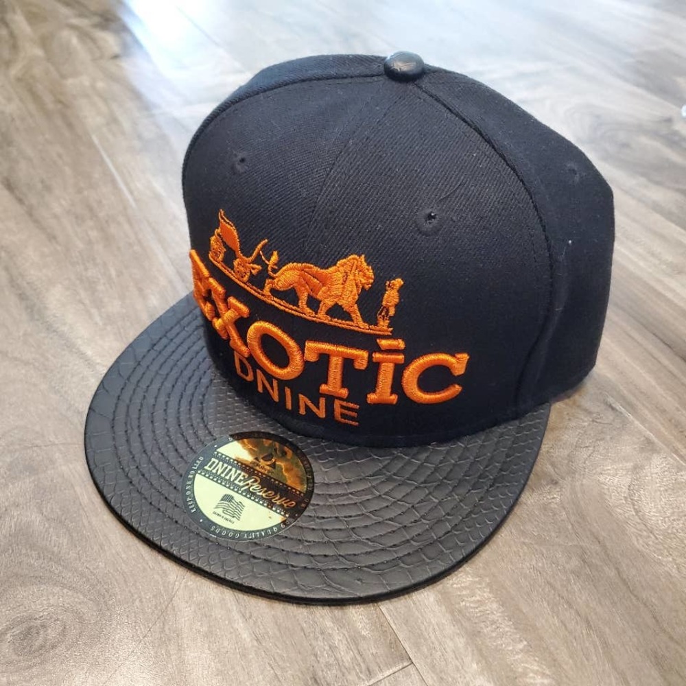 D9 Dnine Reserve Exotic Leather Strapback Hat